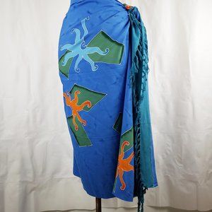 Floral Batik Sarong - 100% Rayon